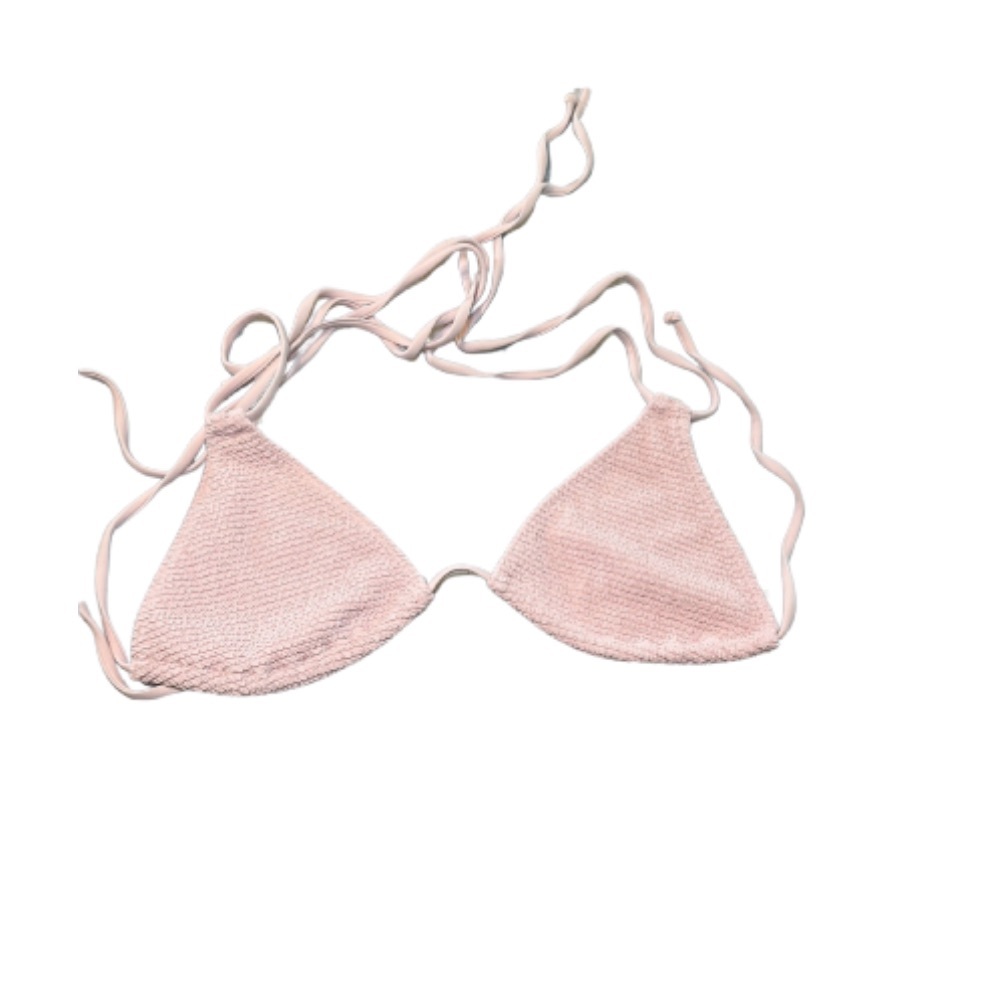PacSun Pink Textured Swim Triangle Top!